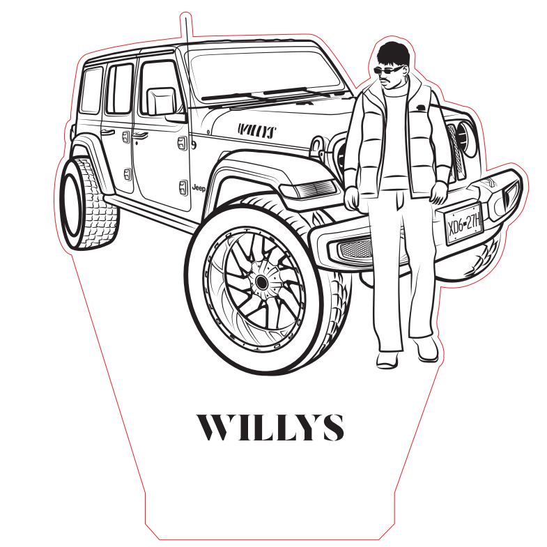 Add a Person to Your Custom Car Night Light Design