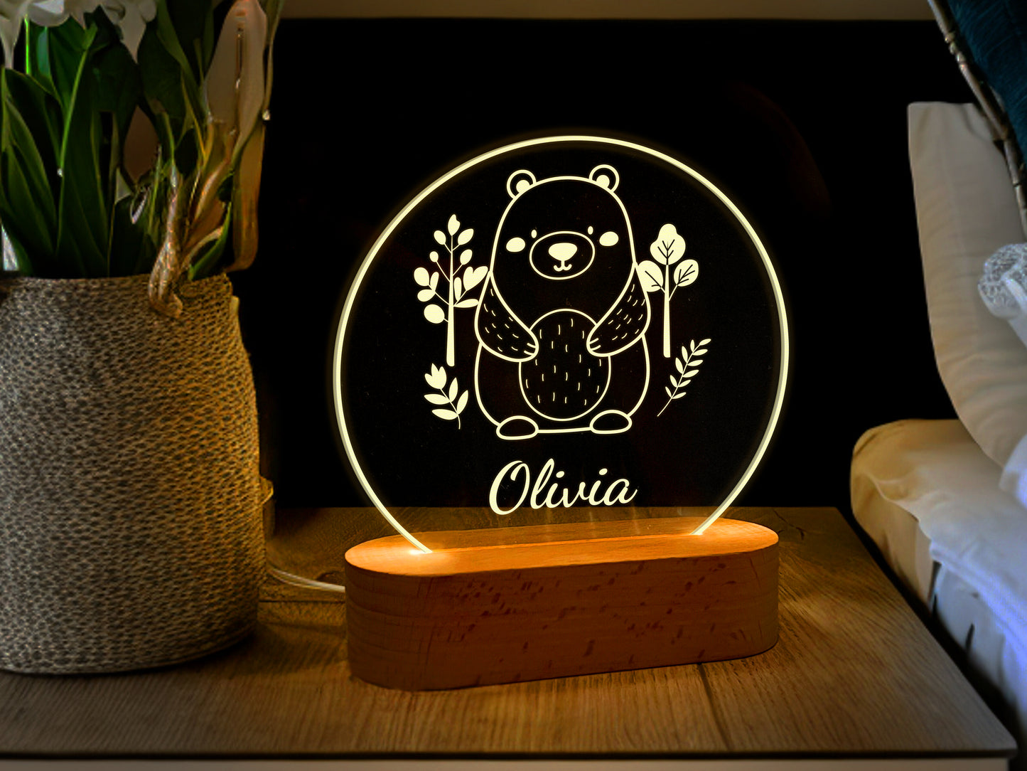 Bear Night Light for Kids
