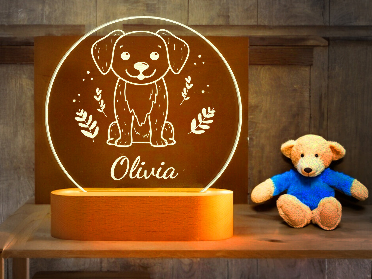 Dog, Puppy Night Light for Kids