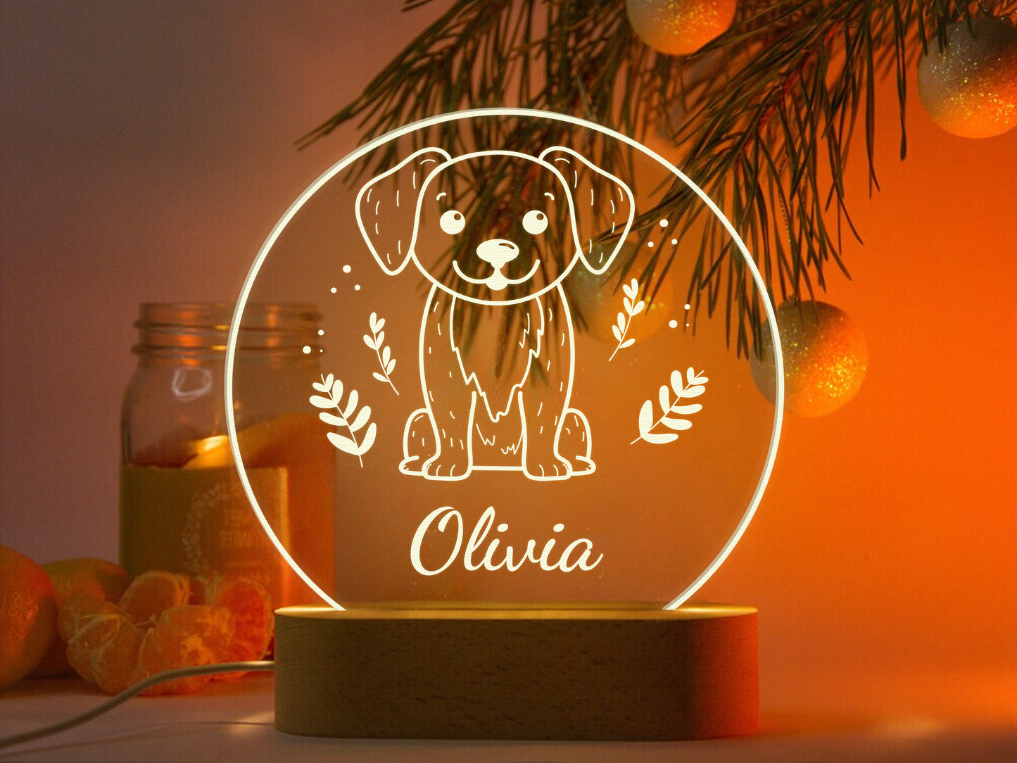Dog, Puppy Night Light for Kids