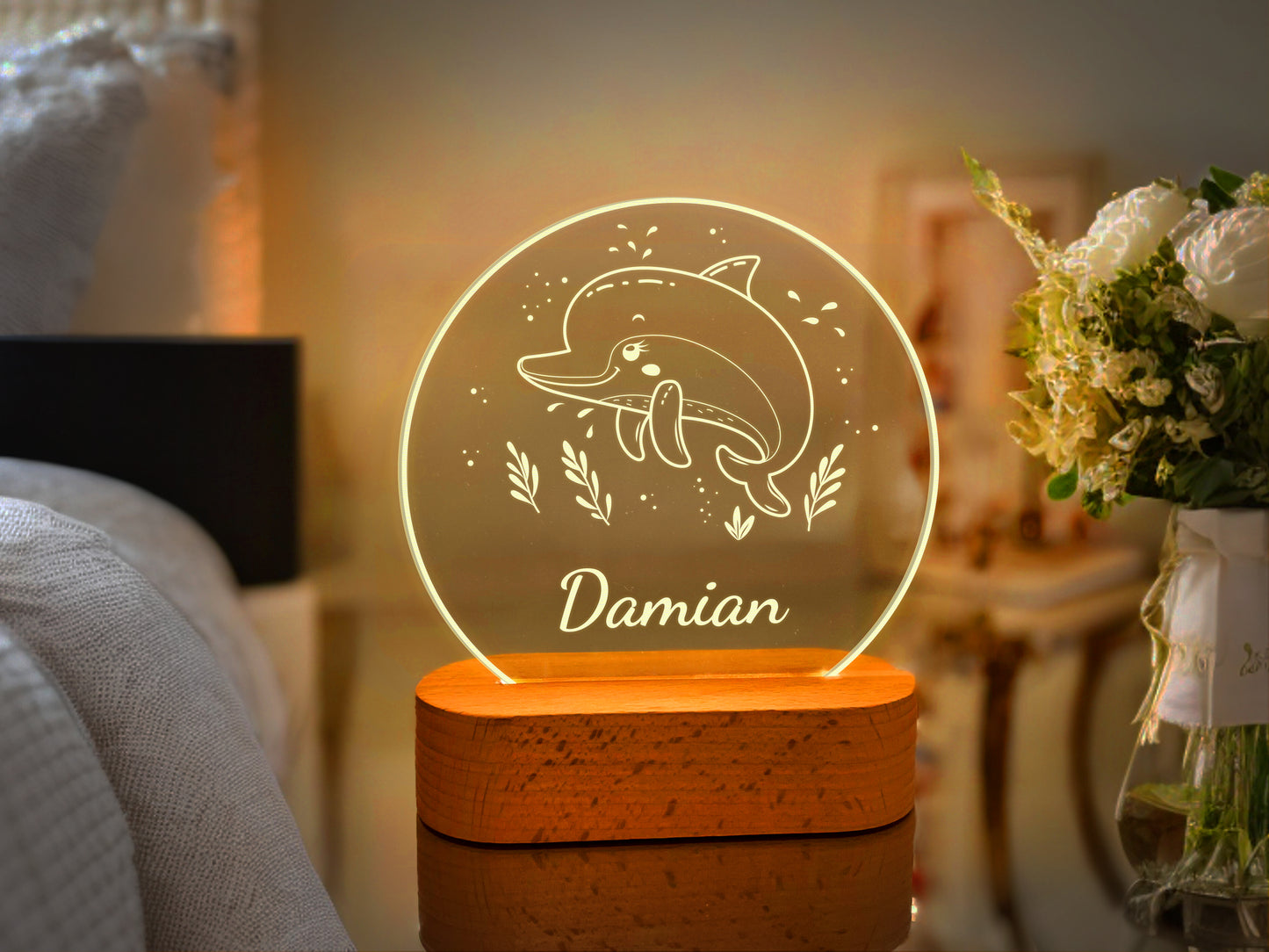 Dolphin Night Light for Kids