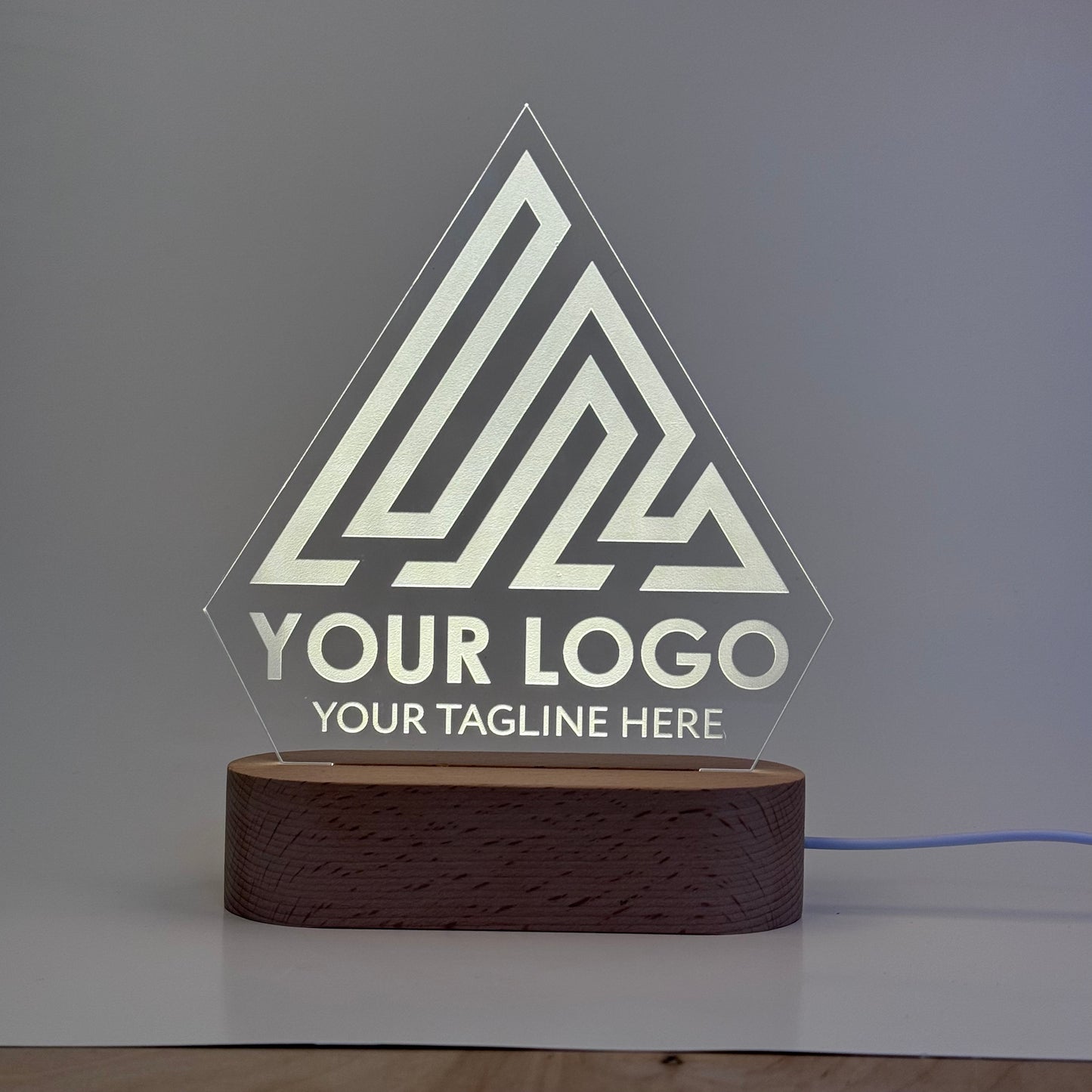 Custom Award Corporate Gift: Custom Company Logo for Employees or Clients