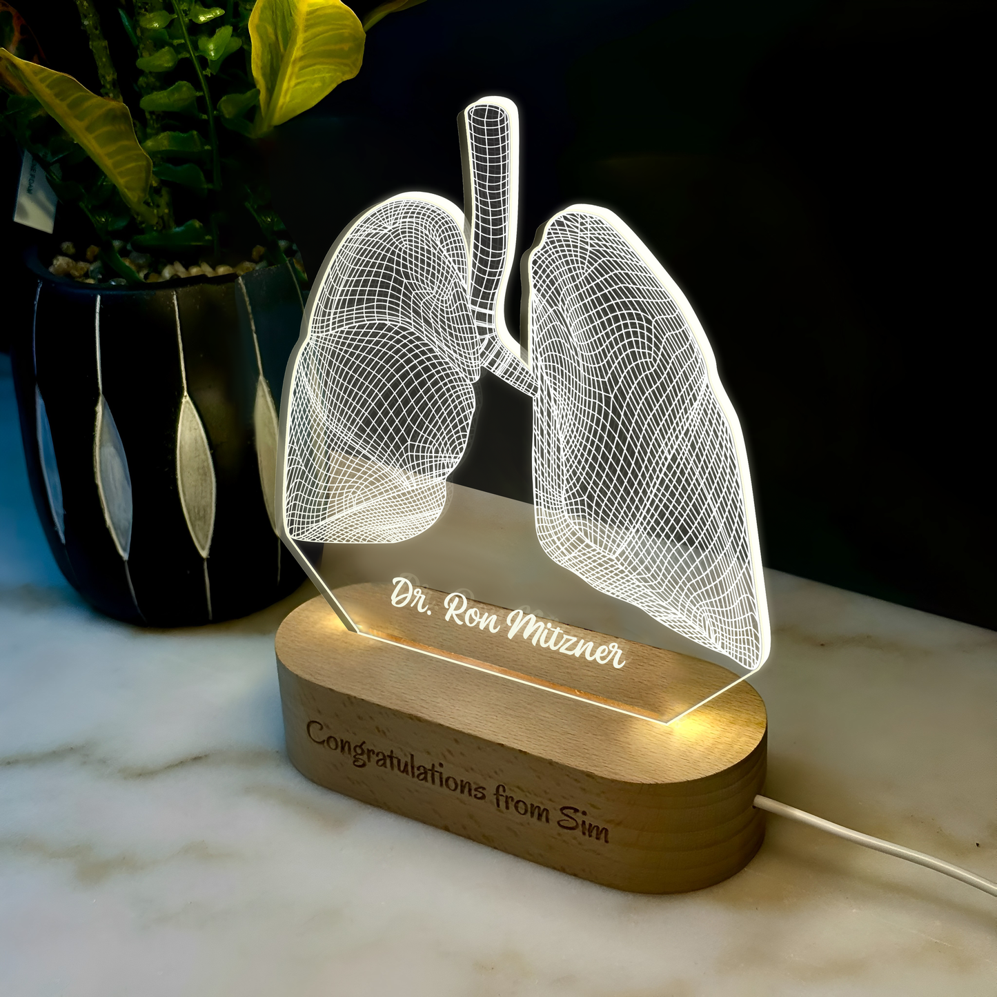 Doctor Pulmonologist Custom Award