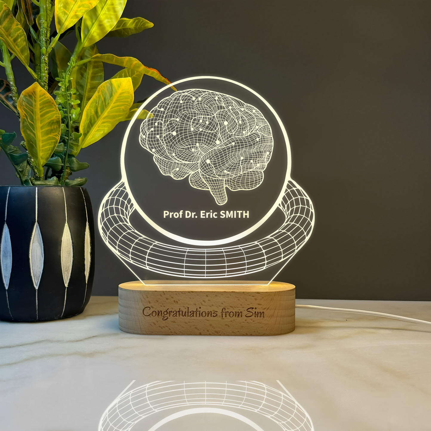 Custom Award | Nightlight | Gift for Heart Psychiatrist, Psychologist