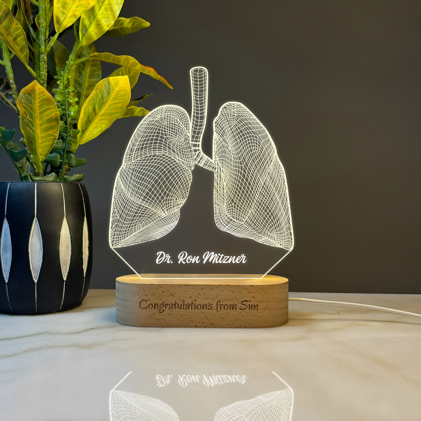 Doctor Pulmonologist Custom Award