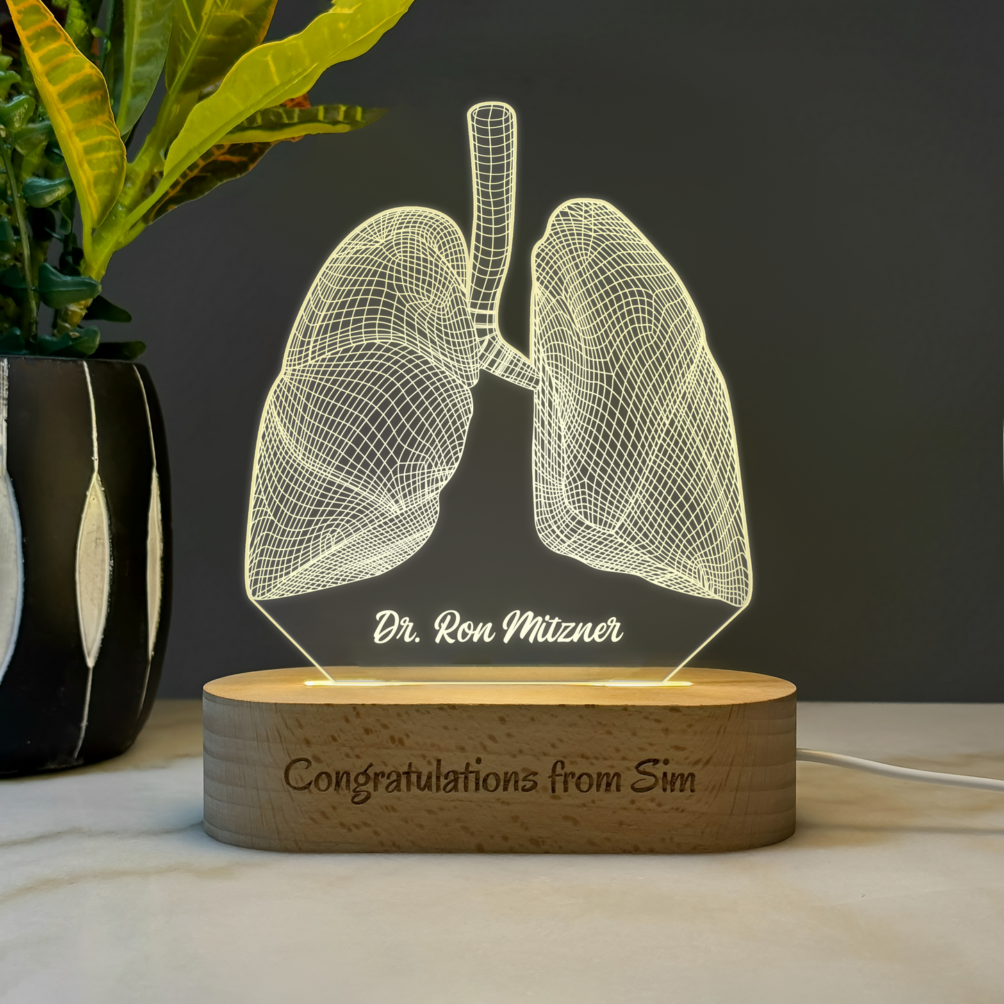 Doctor Pulmonologist Custom Award