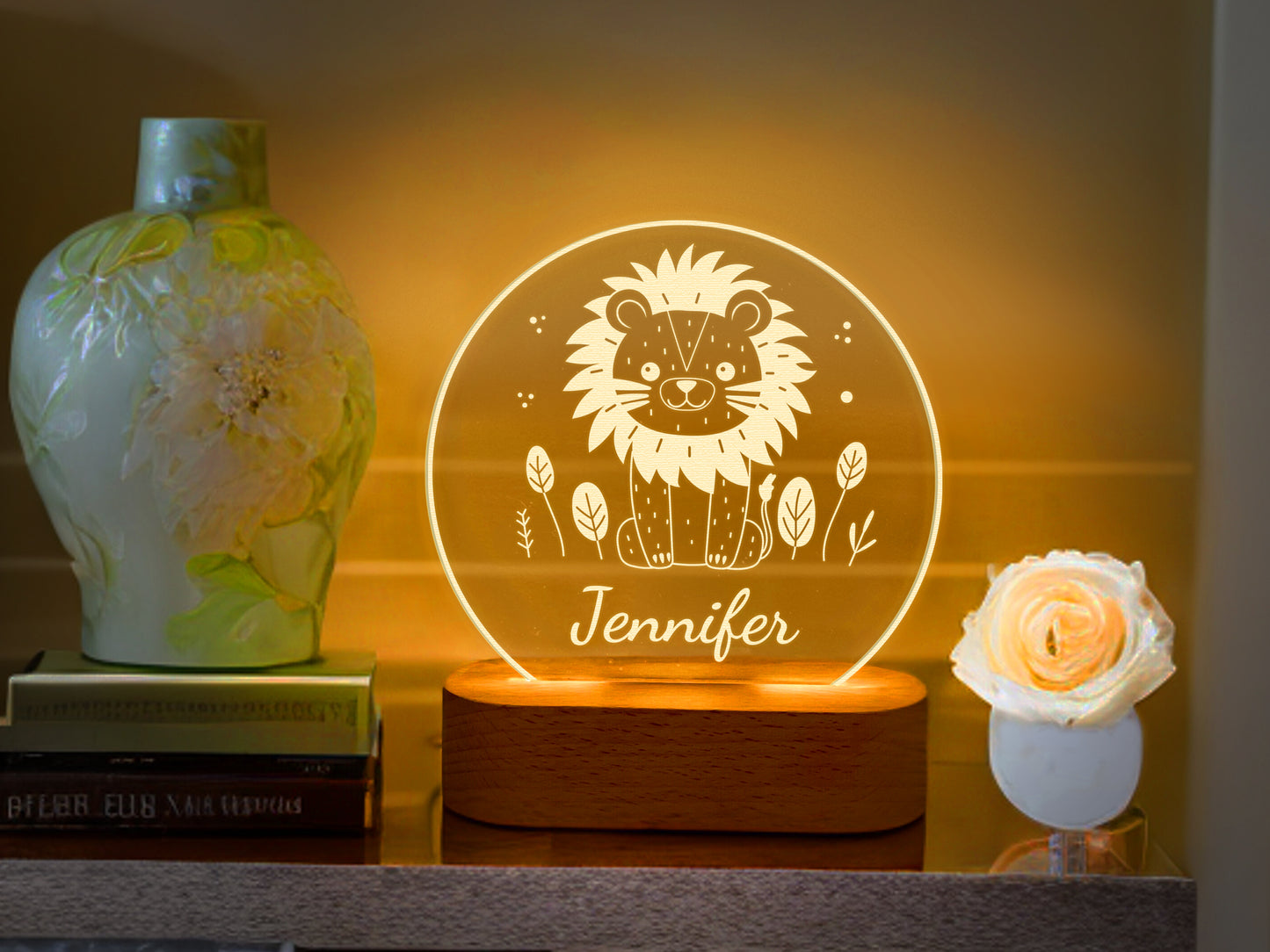 Lion Night Light for Kids