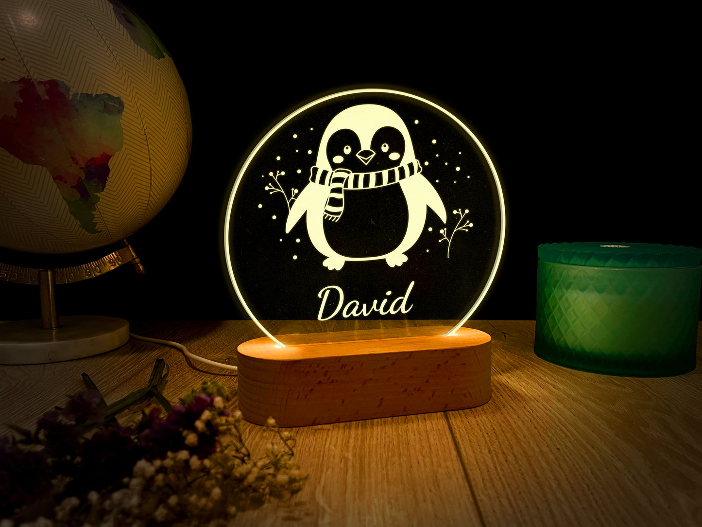 Penguin Night Light for Kids