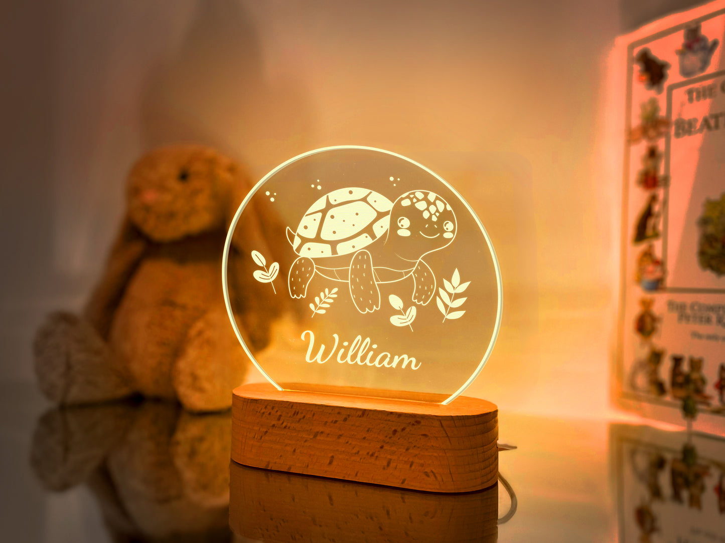 Turtle Night Light for Kids