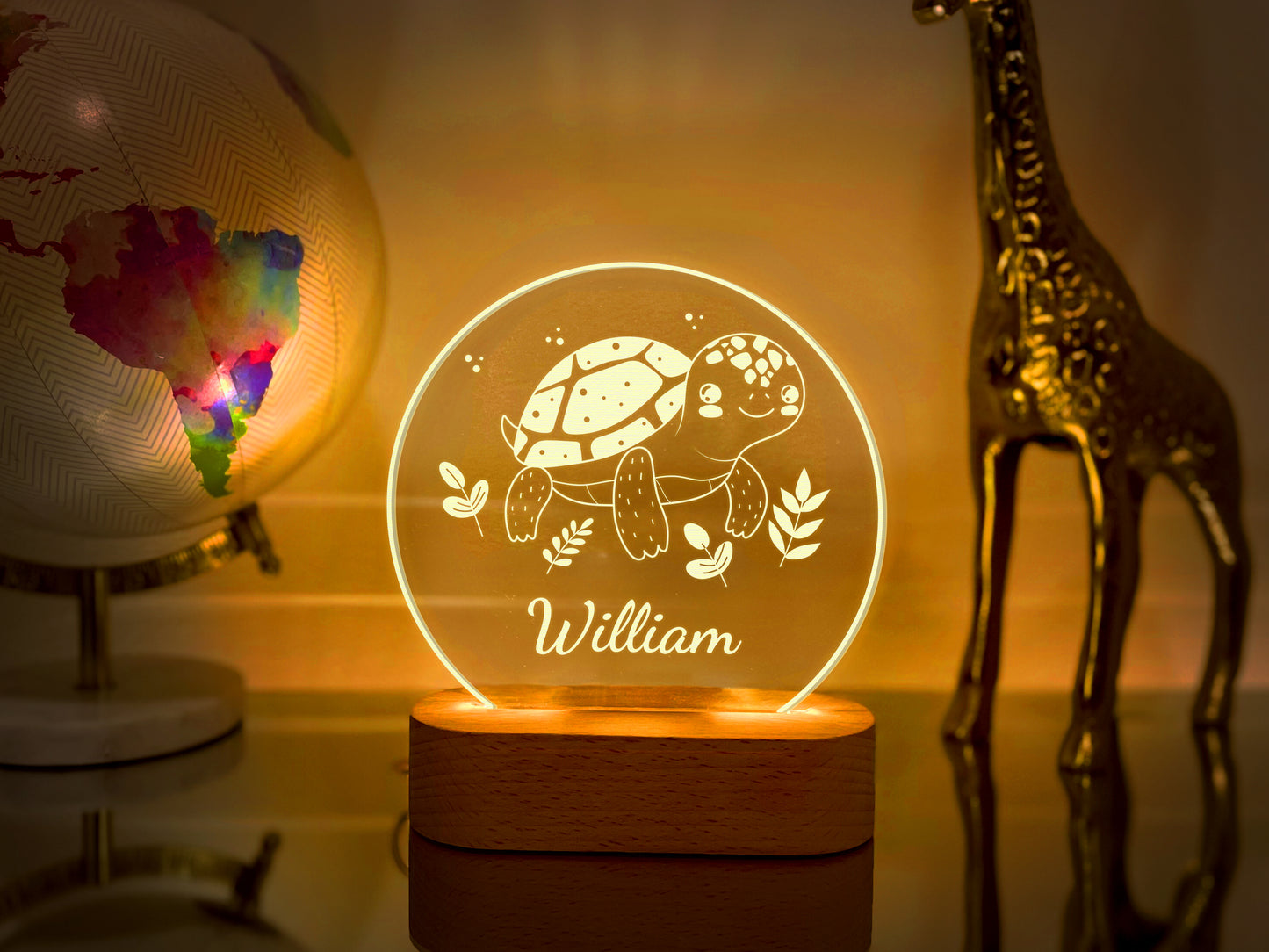 Turtle Night Light for Kids