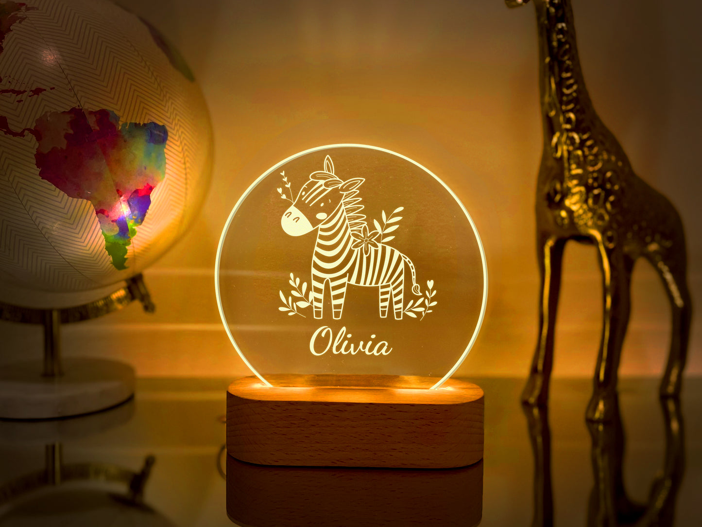 Zebra Night Light for Kids