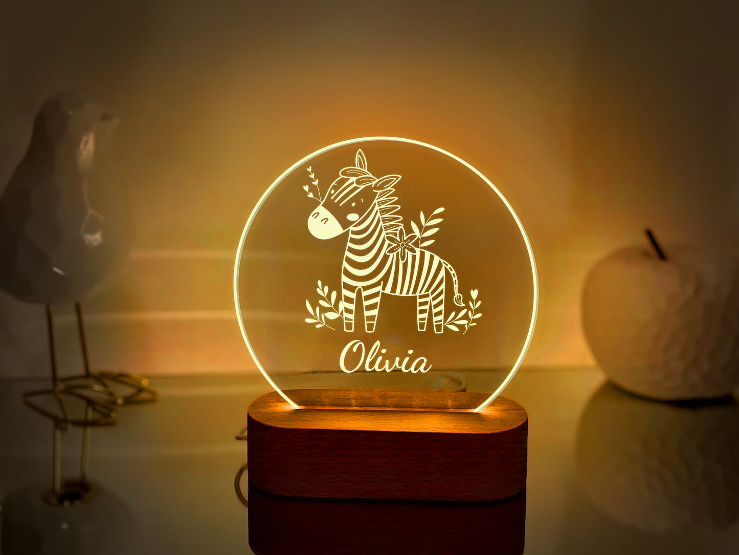 Zebra Night Light for Kids