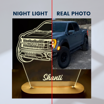 Custom display light for Car Lovers – Personalized with Your Favorite Car!