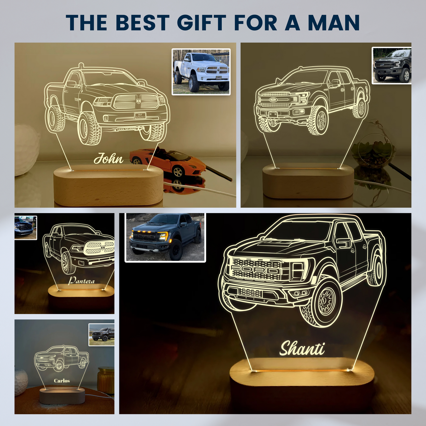 Custom display light for Car Lovers – Personalized with Your Favorite Car!