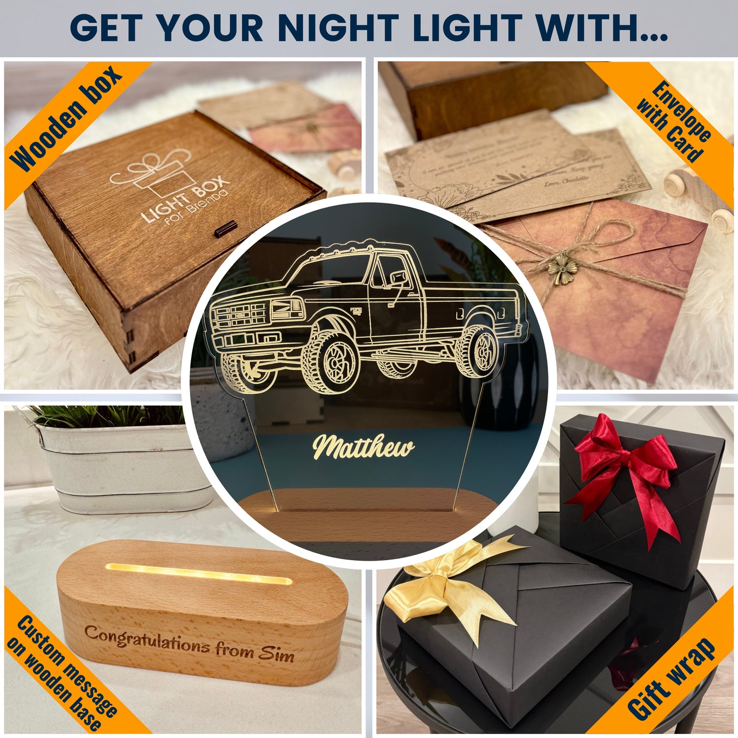 Custom display light for Car Lovers – Personalized with Your Favorite Car!