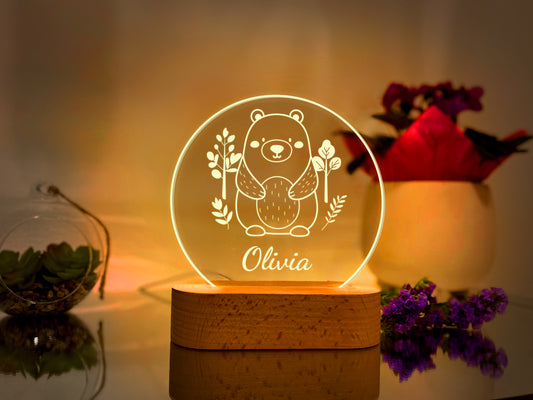 Bear Night Light for Kids