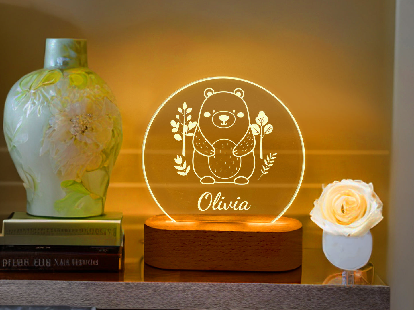 Bear Night Light for Kids