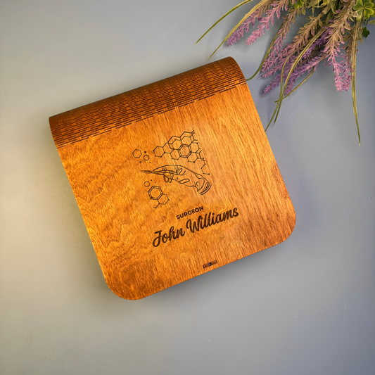 Wooden Gift Box for a Surgeon