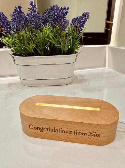 Custom Award | Gift | Nightlight for Cardiologist