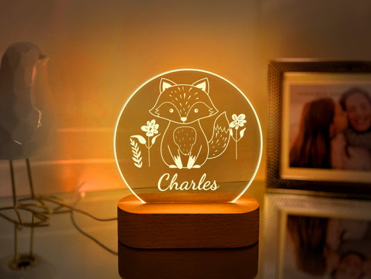 Fox Night Light for Kids
