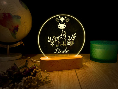 Giraffe Night Light for Kids