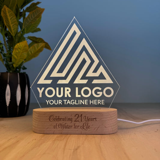 Custom Award Corporate Gift: Custom Company Logo for Employees or Clients