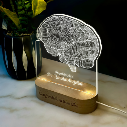 Custom Award | Nightlight | Gift for Heart Psychiatrist, Psychologist