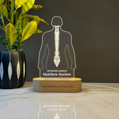 Nightlight | Award | Gift for Orthopedic Surgeon