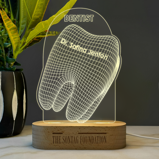 Custom Gift | Award | Nightlight for Dentist