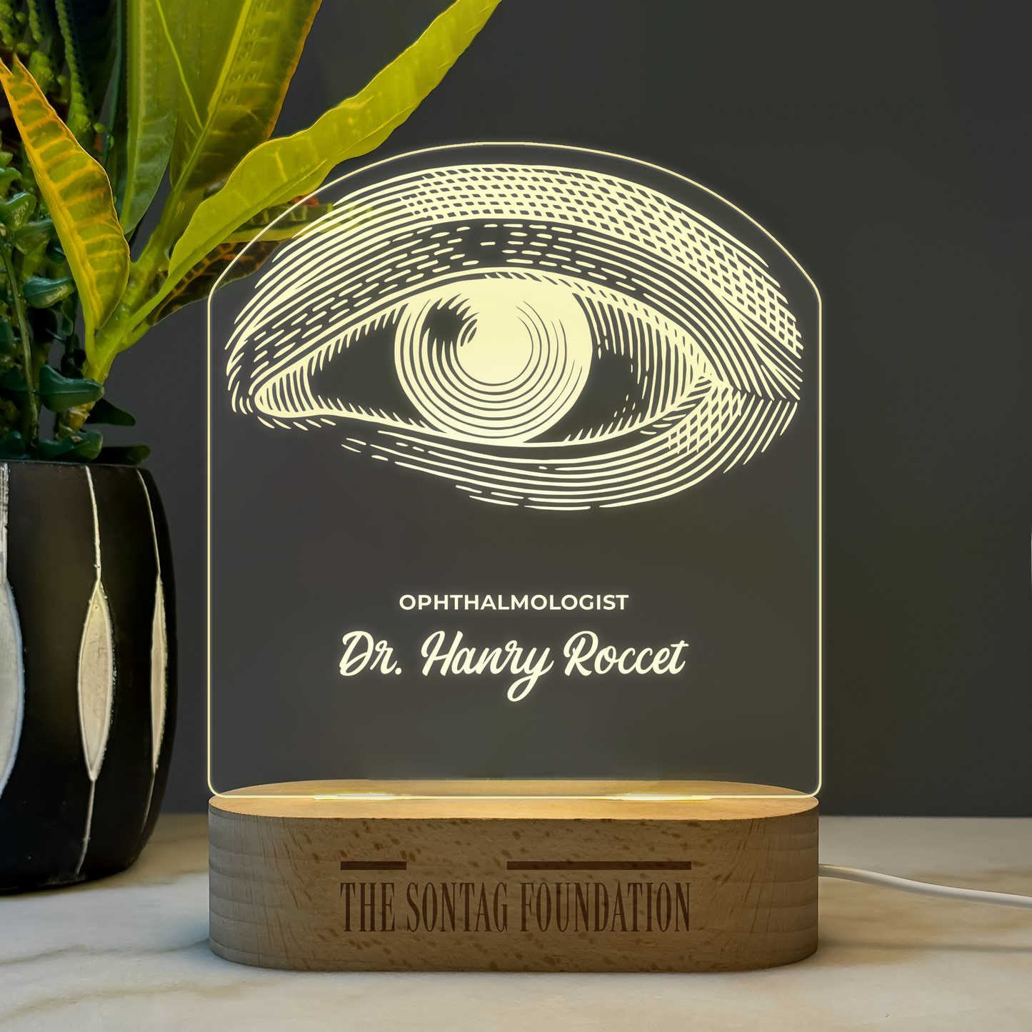Custom Award | Nightlight | Gift for Ophthalmologist