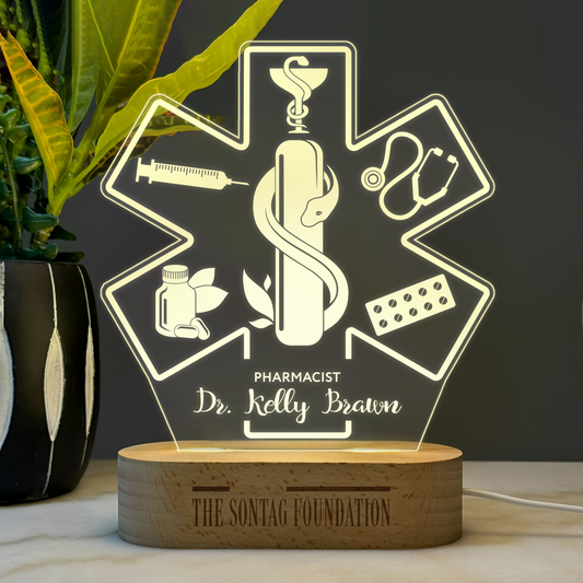 Custom Award | Nightlight | Gift for Pharmacist