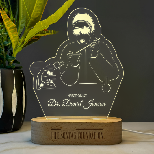 Custom Nightlight | Award | Gift for Infectionist