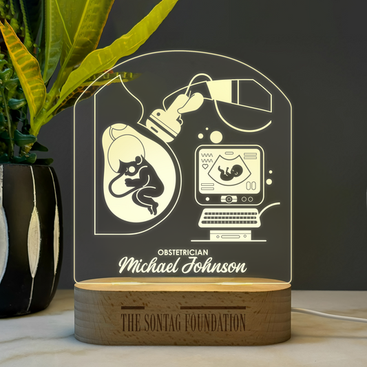 Custom Nightlight | Award | Gift for Obstetrician