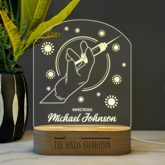 Custom Award | Gift | Nightlight for Infectionist