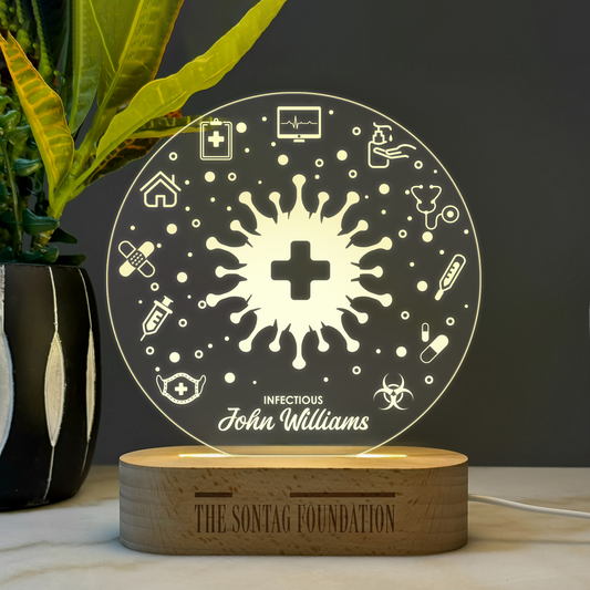 Custom Award | Nightlight | Gift for Infectionist