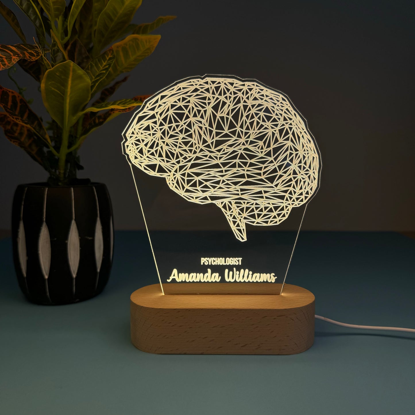 Custom Award | Nightlight | Gift for Heart Psychiatrist, Psychologist