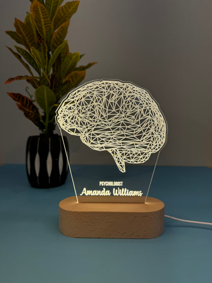 Custom Award | Nightlight | Gift for Heart Psychiatrist, Psychologist