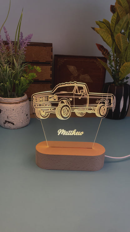 Custom display light for Car Lovers – Personalized with Your Favorite Car!